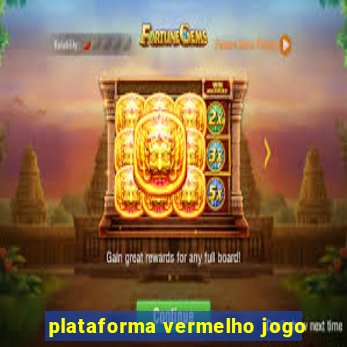 plataforma vermelho jogo